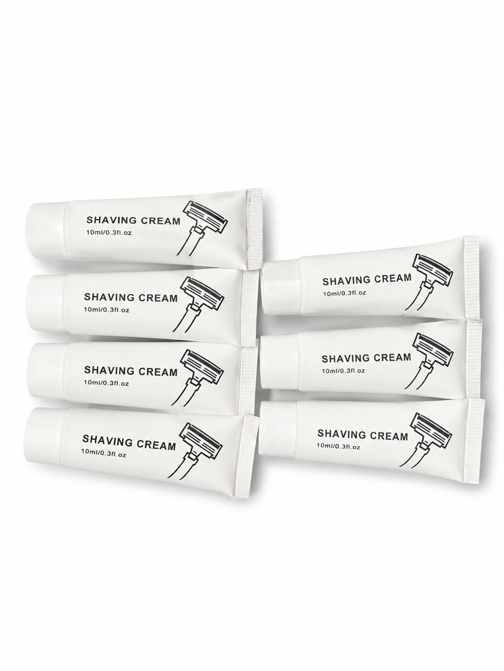 7 Travel Size Shaving Creams - 10ml (NEW)